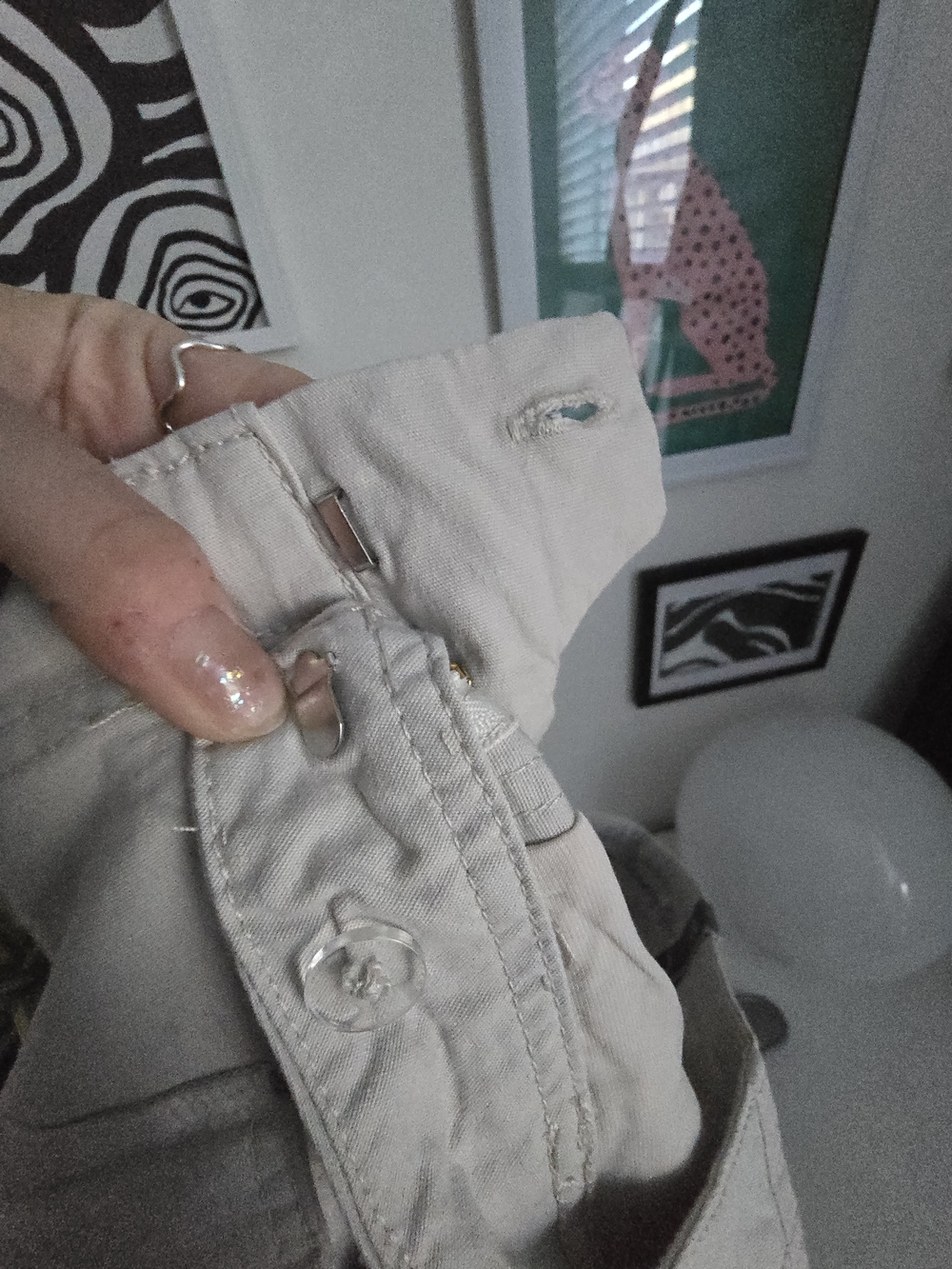 Gloria Vanderbilt Women's Cargo Skort - Beige Brand New - Picture 7 of 11